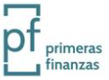 Primeras finanzas
